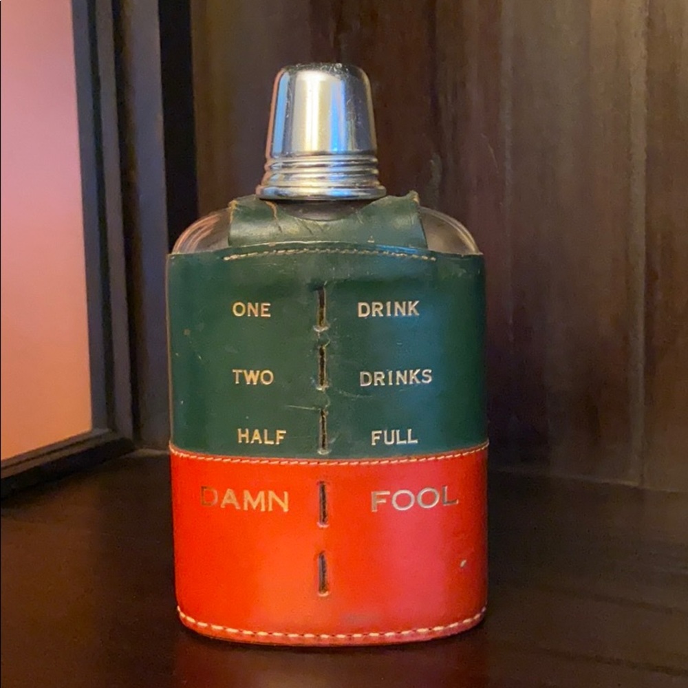 Vintage Glass Flask